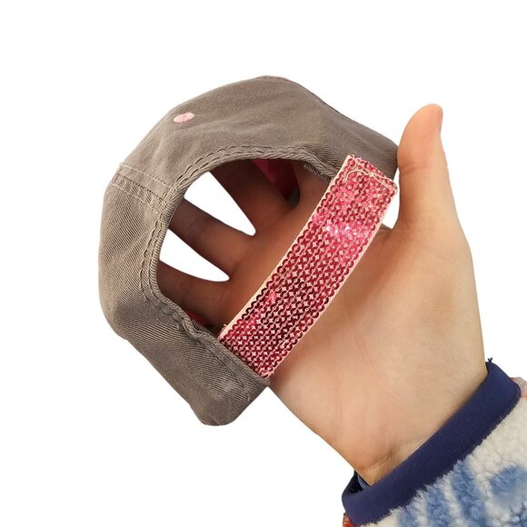 Womens Pioneer Seed Baseball Hat Hats Caps Black Pink Camo Sequins Lot Of 2 - Picture 6 of 12